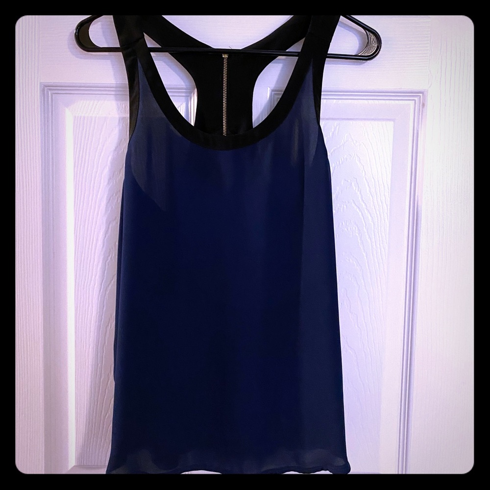 Express zipper back tank